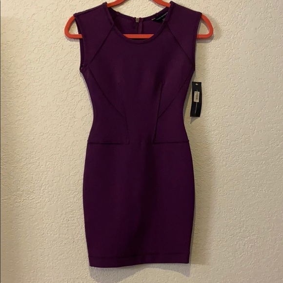 French Connection-Monique Capped Sleeved Dress - Picture 4 of 11